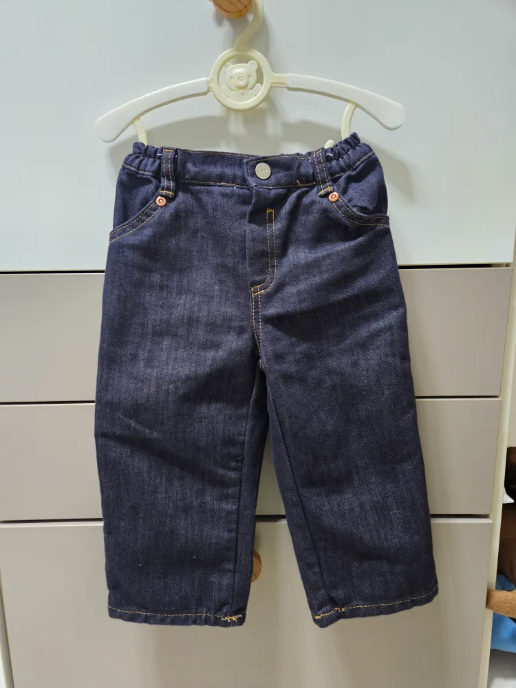 유아동 생지 데님팬츠, 맨투맨, 데님자켓 (S) 중고