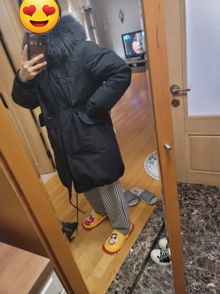 임블리 오리털 야상패딩