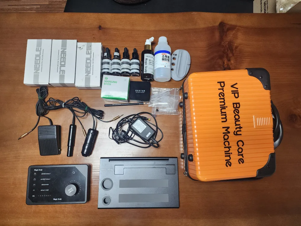 재송동 두피 염색기계