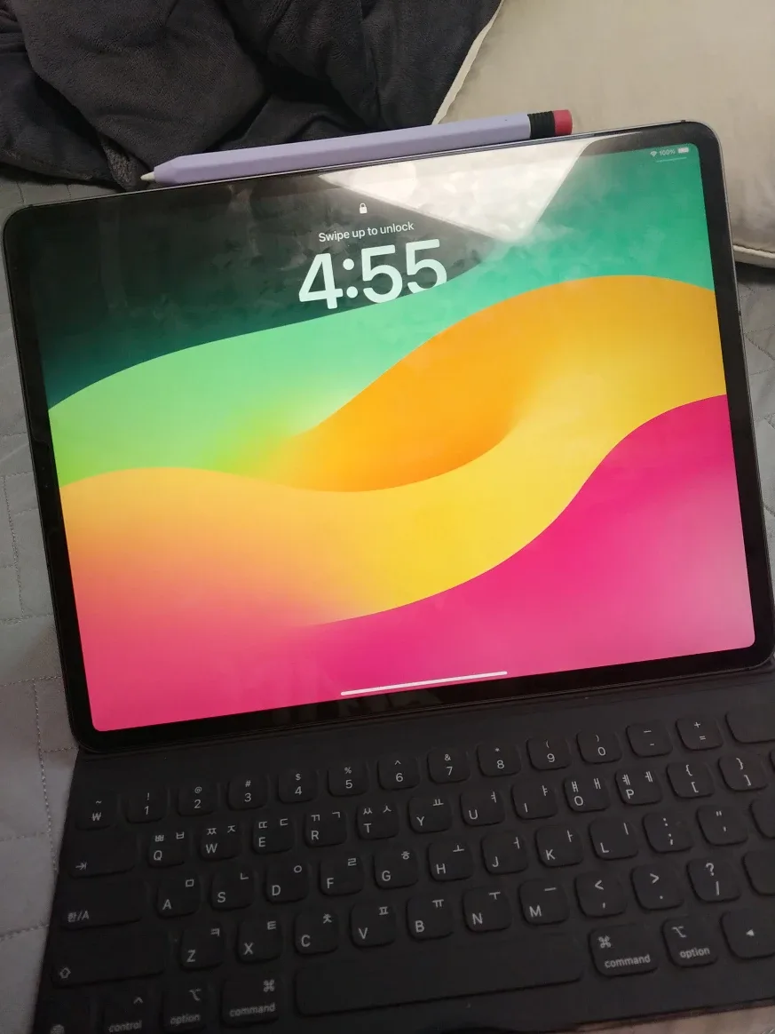 아이패드 프로 3세대 12.9 셀룰러 256기가 + 매직 키보드 + 2세대 애플펜슬 팝니다