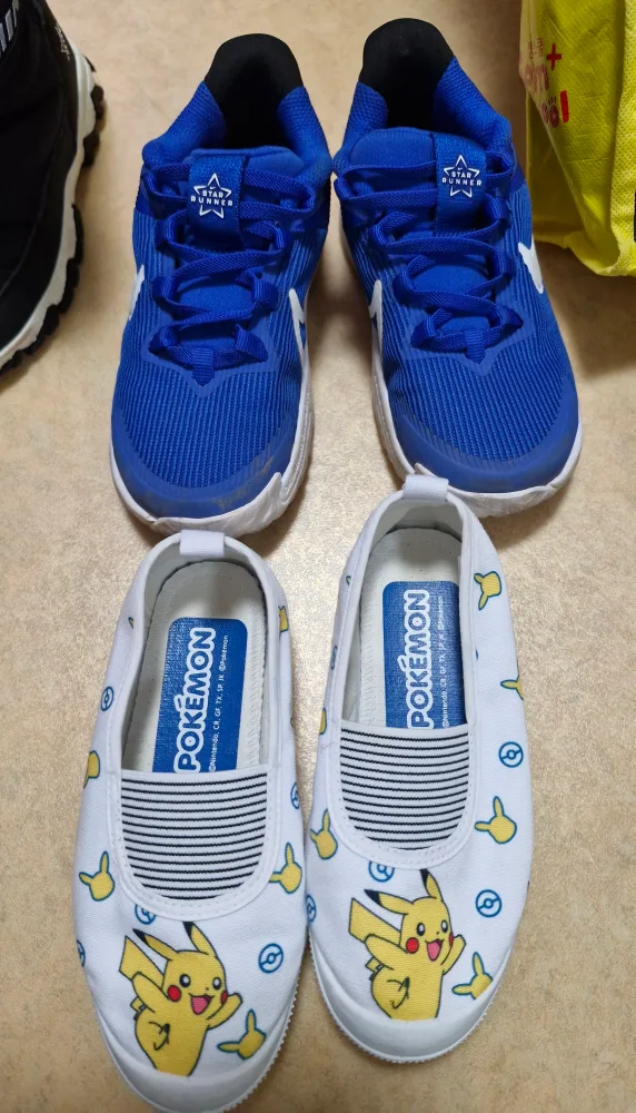 나이키 스타 운동화, 피카츄 실내화 150~160