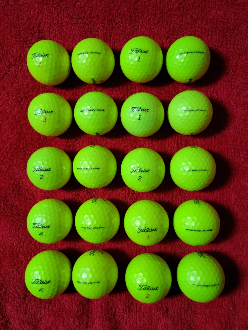 타이틀리스트 ProV1, V1x 골프공 로스트볼 중고거래 골프용품