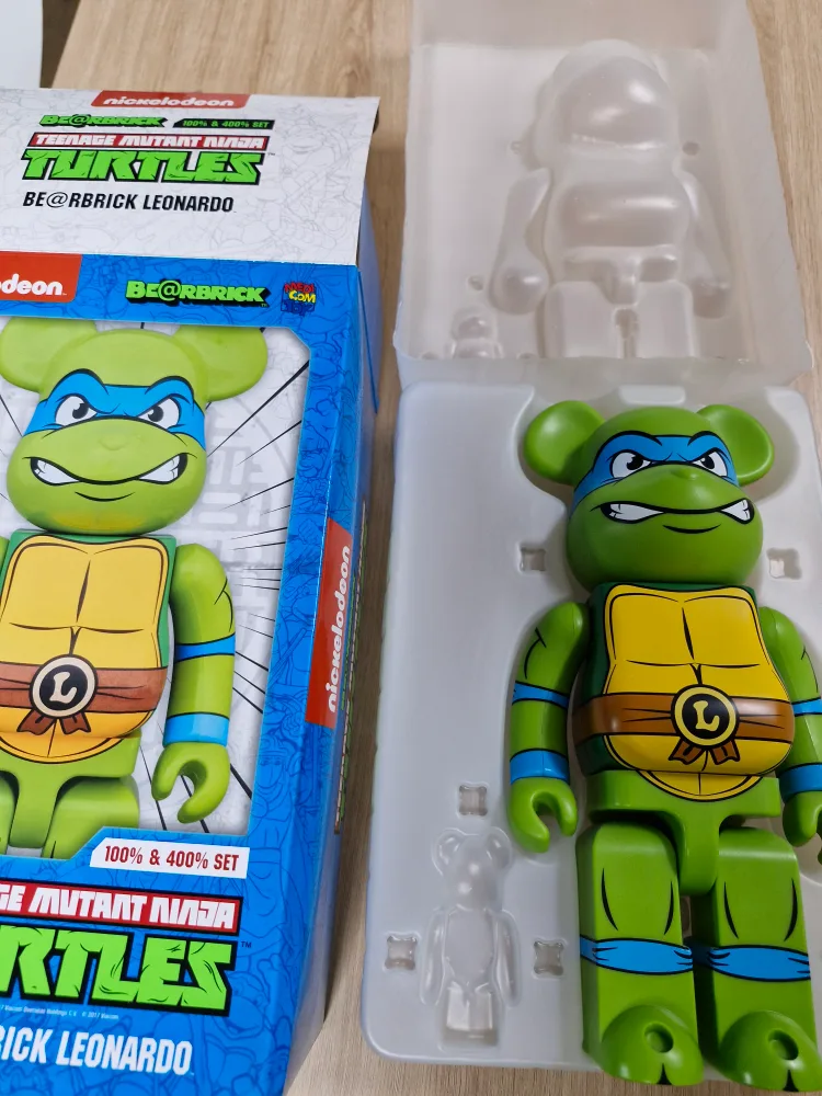 베어브릭 레오나르도 닌자 100% & 400%
