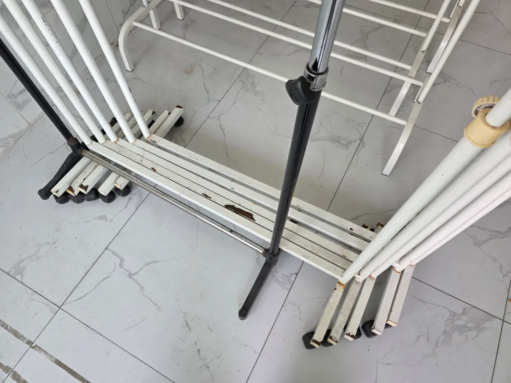 중고 옷행거 6개