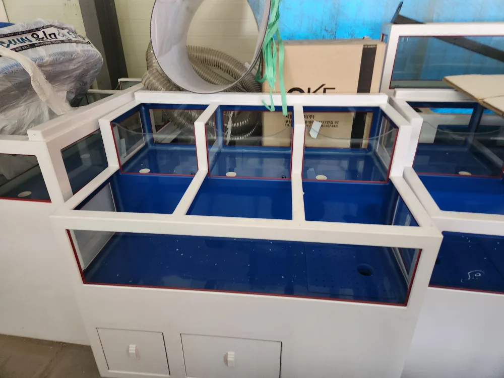 중고활어수족관 업소용 수족관 중고냉각기