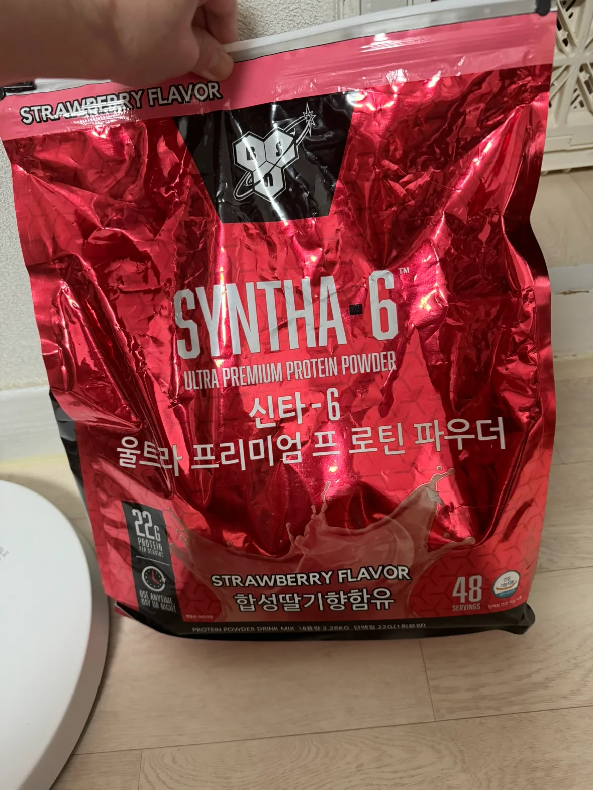 신타6 프로틴 쉐이크 딸기맛 2.26kg (미개봉)