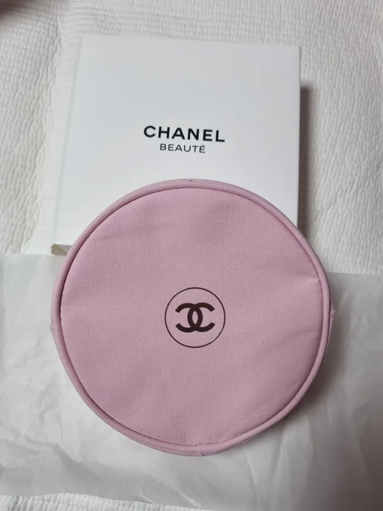 (미사용) 샤넬 화장품 파우치 핑크