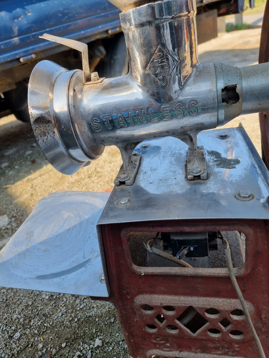 마늘 고추 가는기계