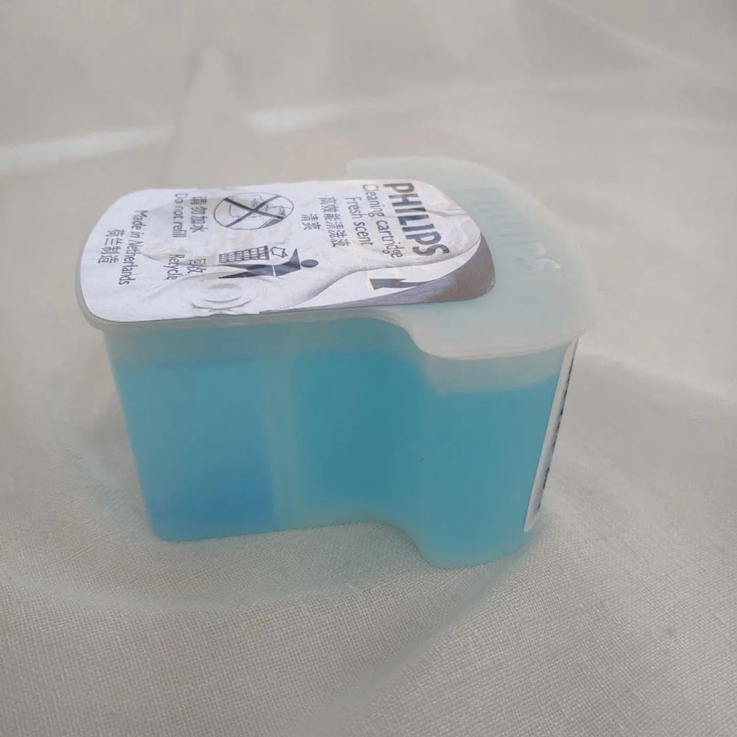 필립스 전기면도기 스마트클린 시스템용 세척 카트리지 세정액, JC302/51, 단일색상