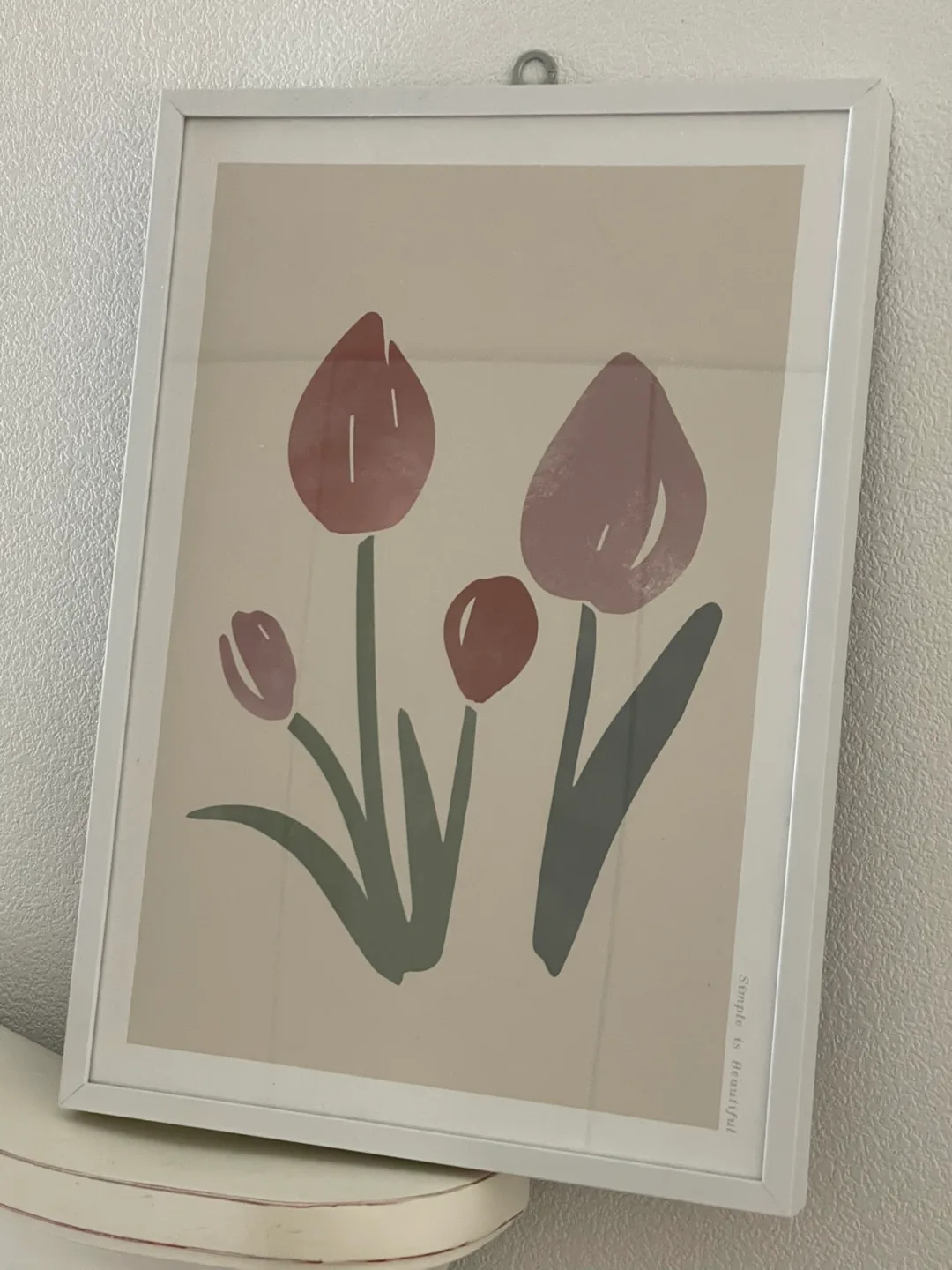 튤립 그림 액자