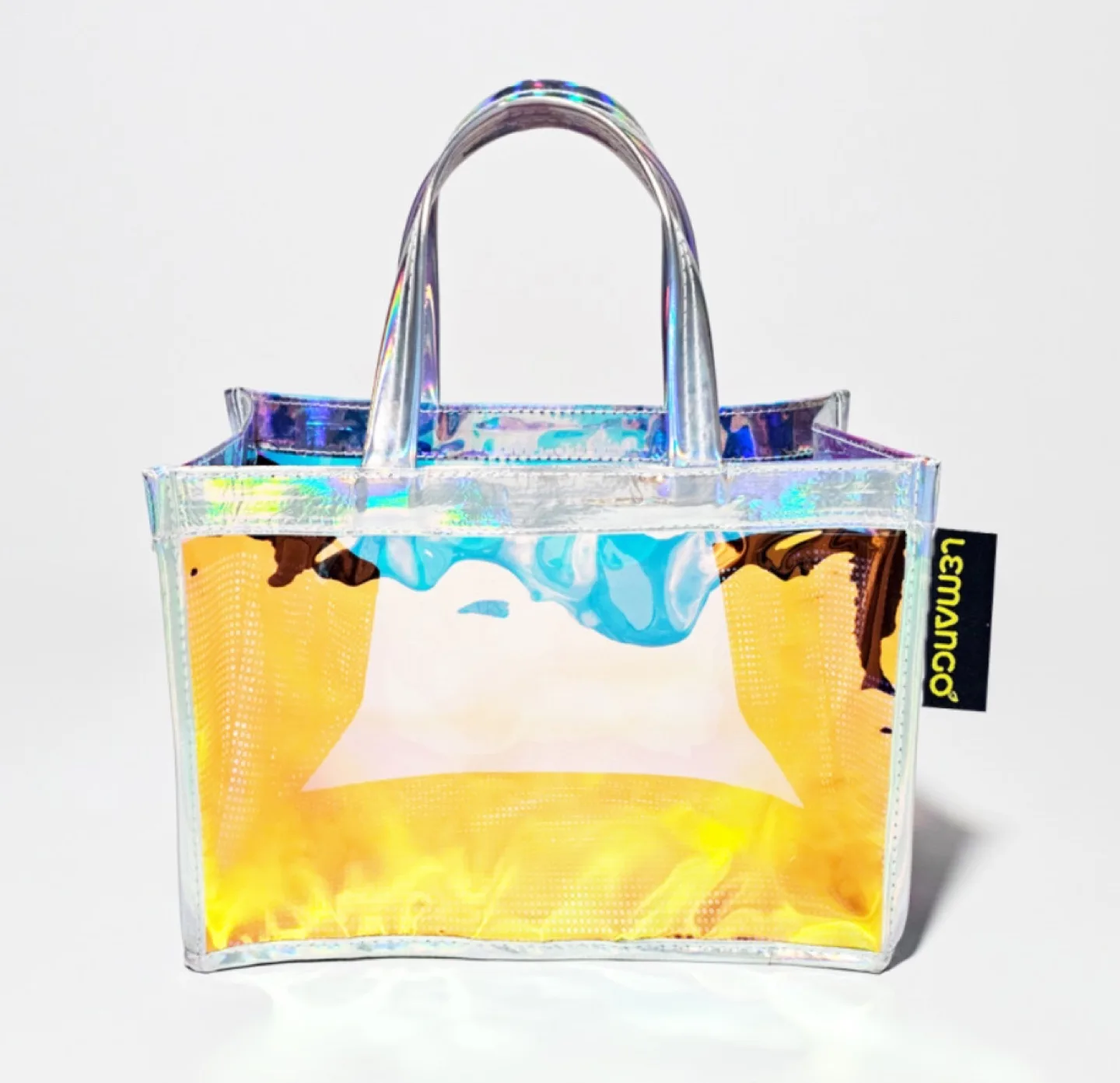 [새상품] 르망고 미러 수영가방 실버