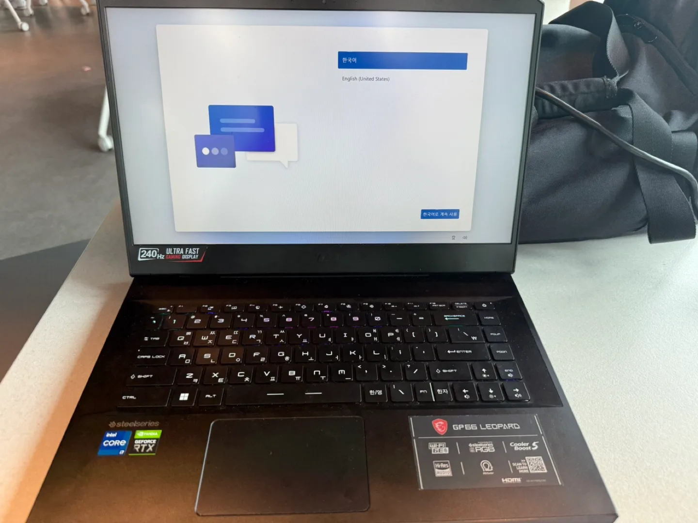 msi게이밍노트북 msi gp66 leopard 11ug 급처합니다(네고불가)