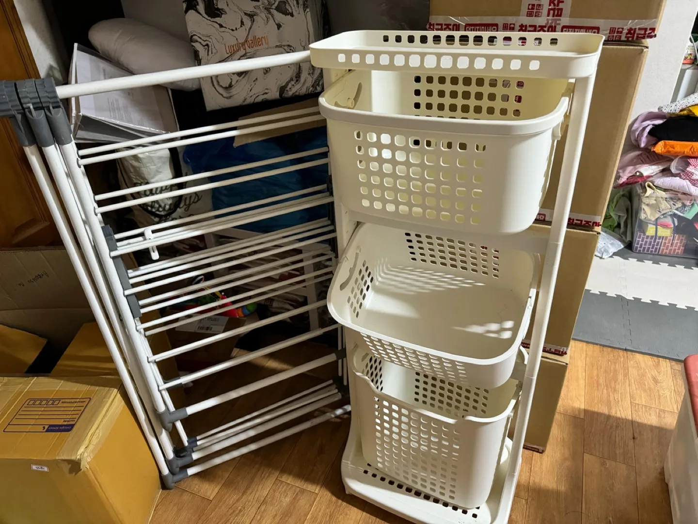 빨래 바구니 +빨래건조대
