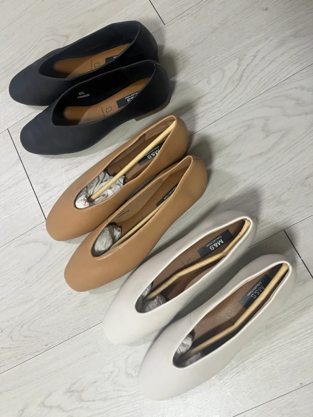 [새상품+중고] 막스앤팬서 M&S 플랫슈즈 37.5사이즈