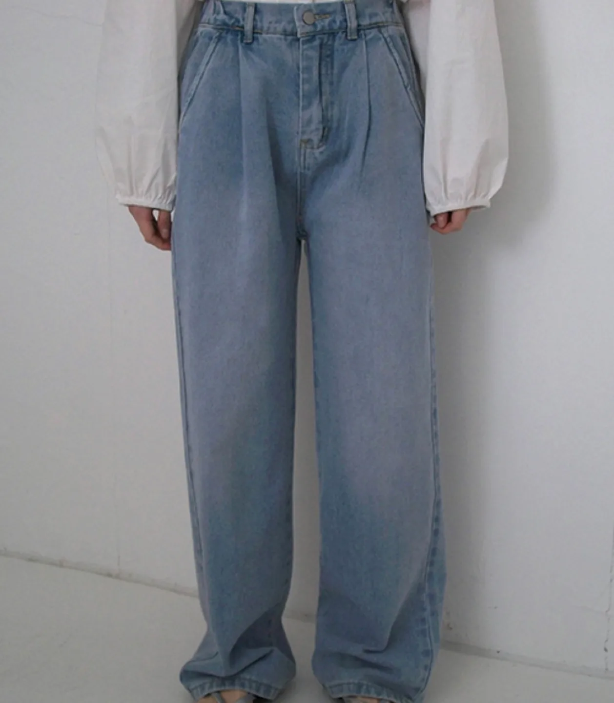 와이드 데님 팬츠