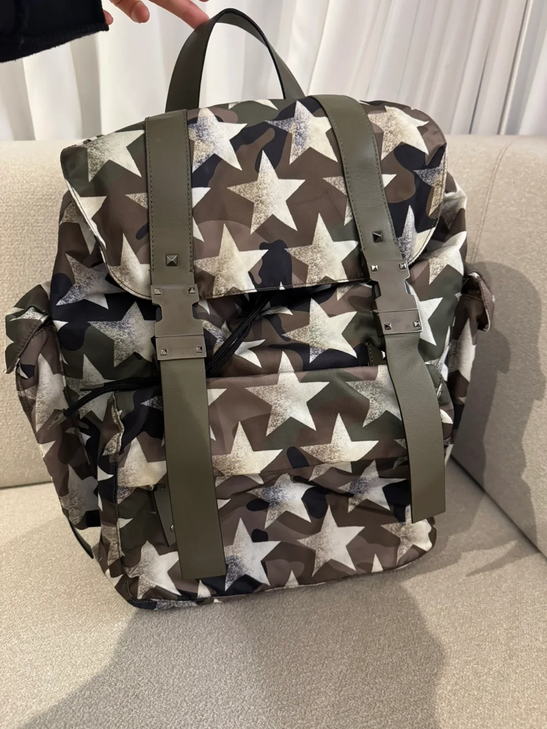 (정품)발렌티노 백팩 카모