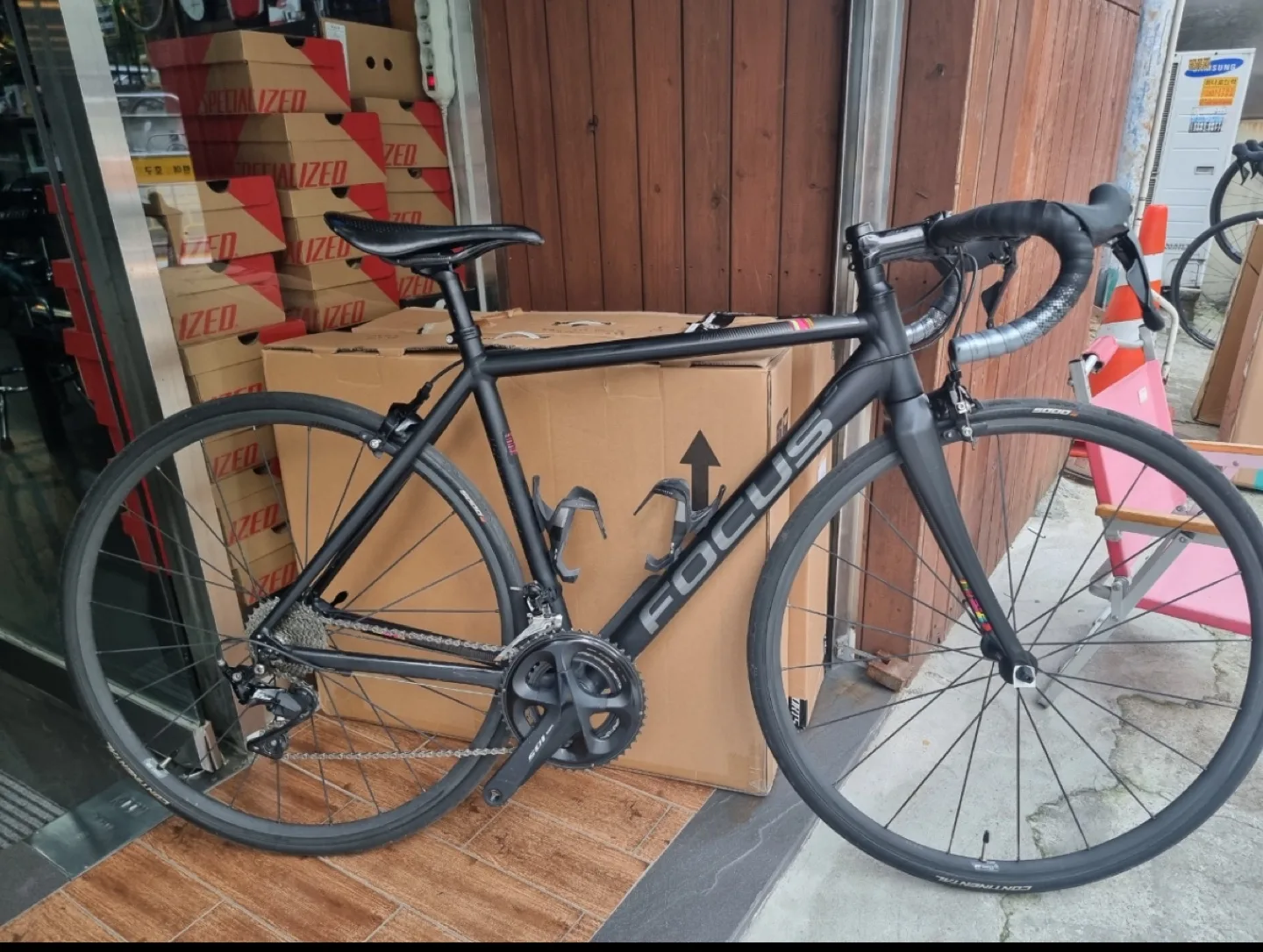 [중고] 포커스 이자르코 레이스 6.9 로드자전거 (휠 제외)