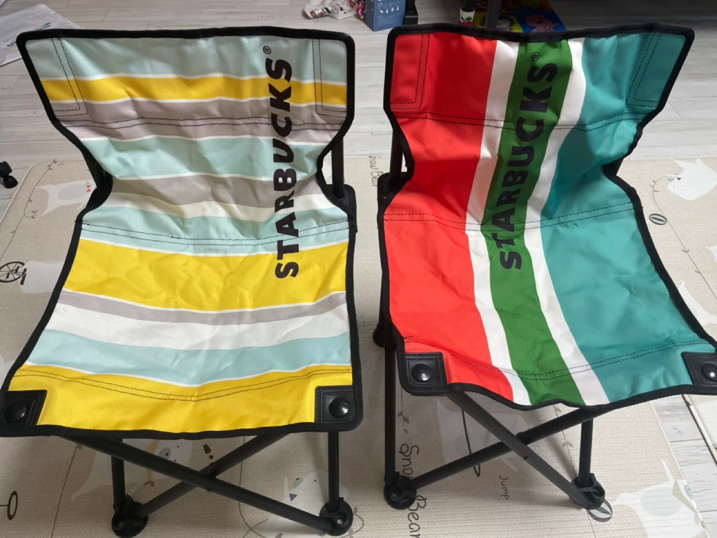 스벅 캠핑의자 2개 일괄판매