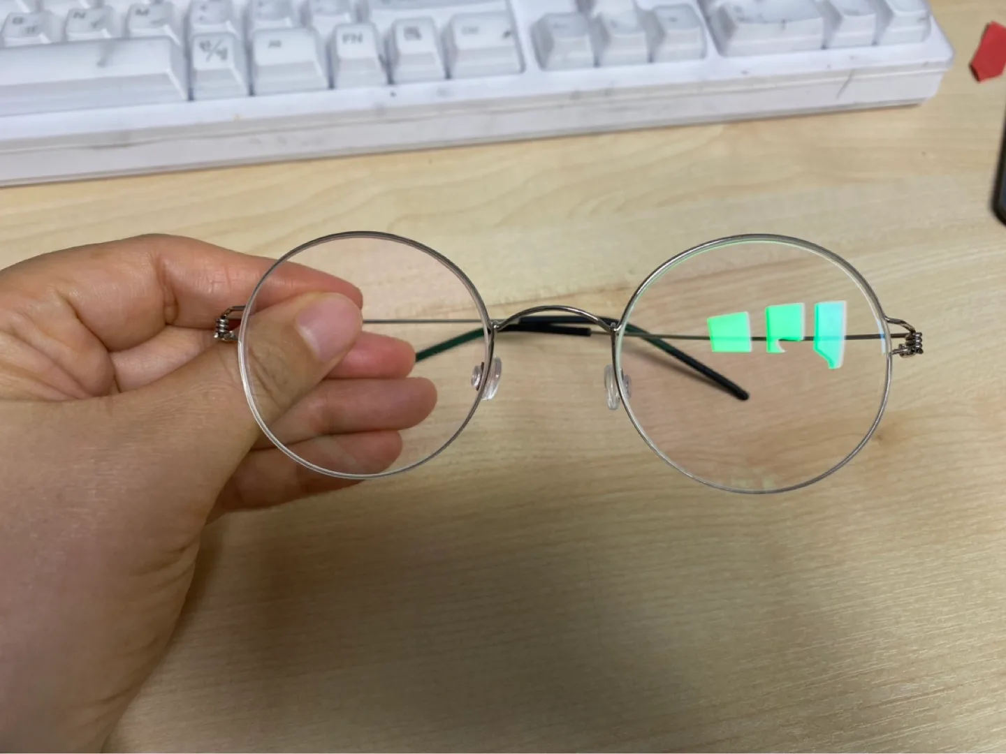 린드버그 스타일 안경(미착용, 새상품)