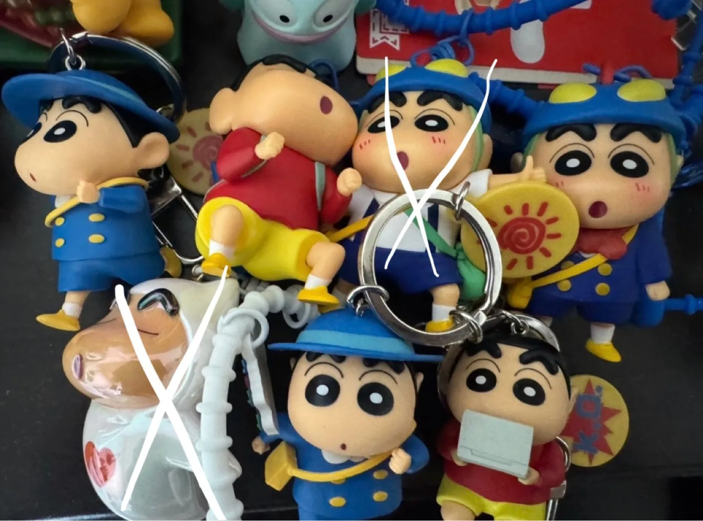 짱구 키링 종류별 판매 싸게가져가세요