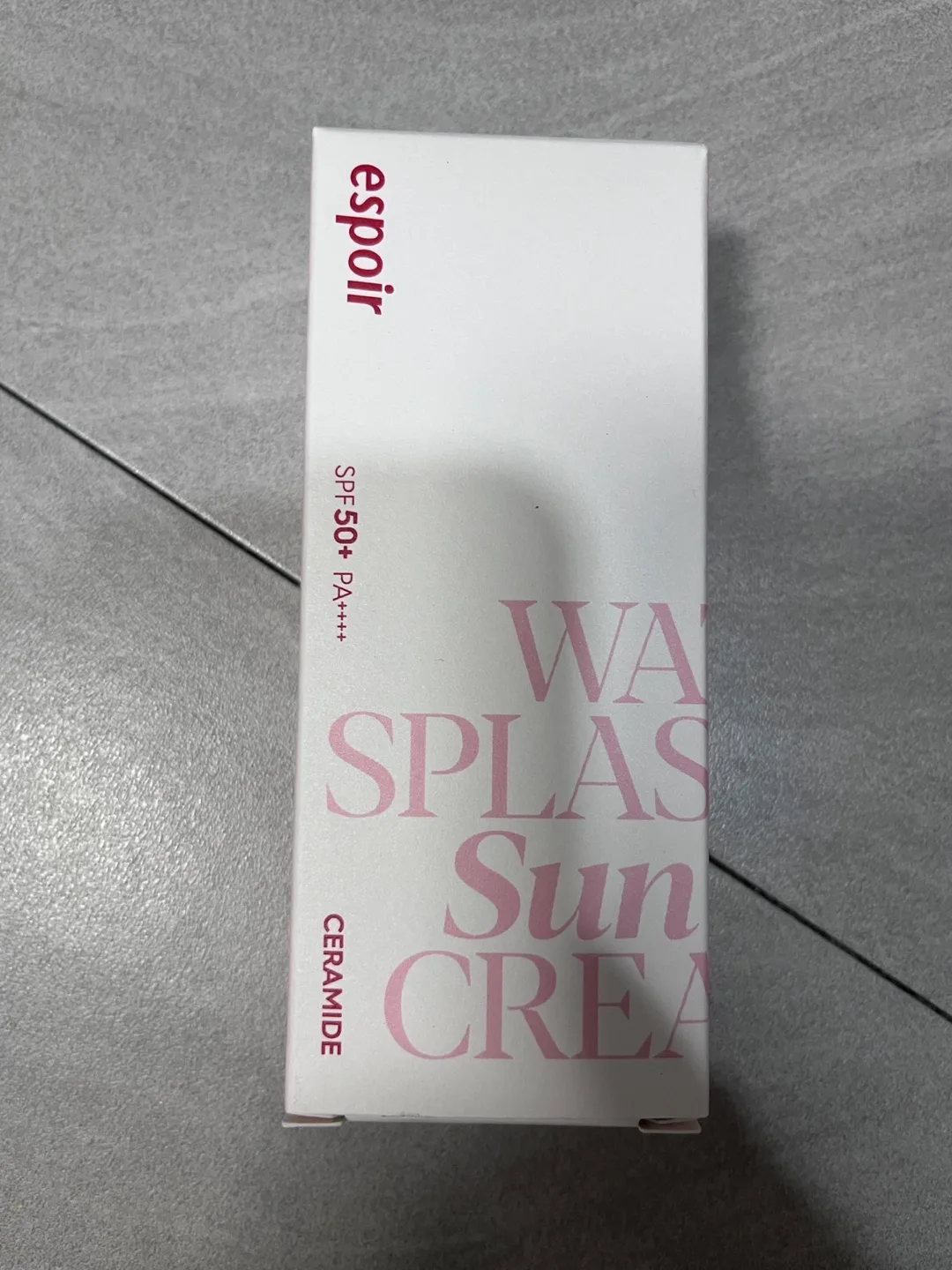 (새상품)에스쁘아 워터 스플래쉬 선크림