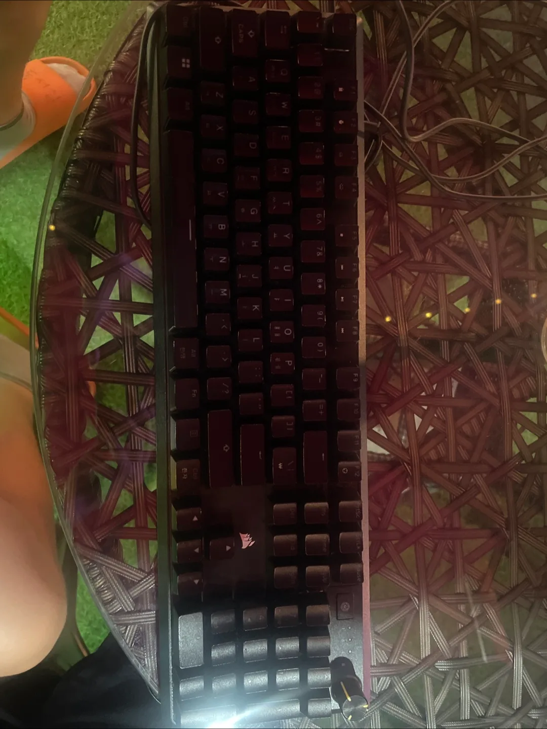 코르세어 K55 RGB 키보드 새거인듯 중고 팝니다