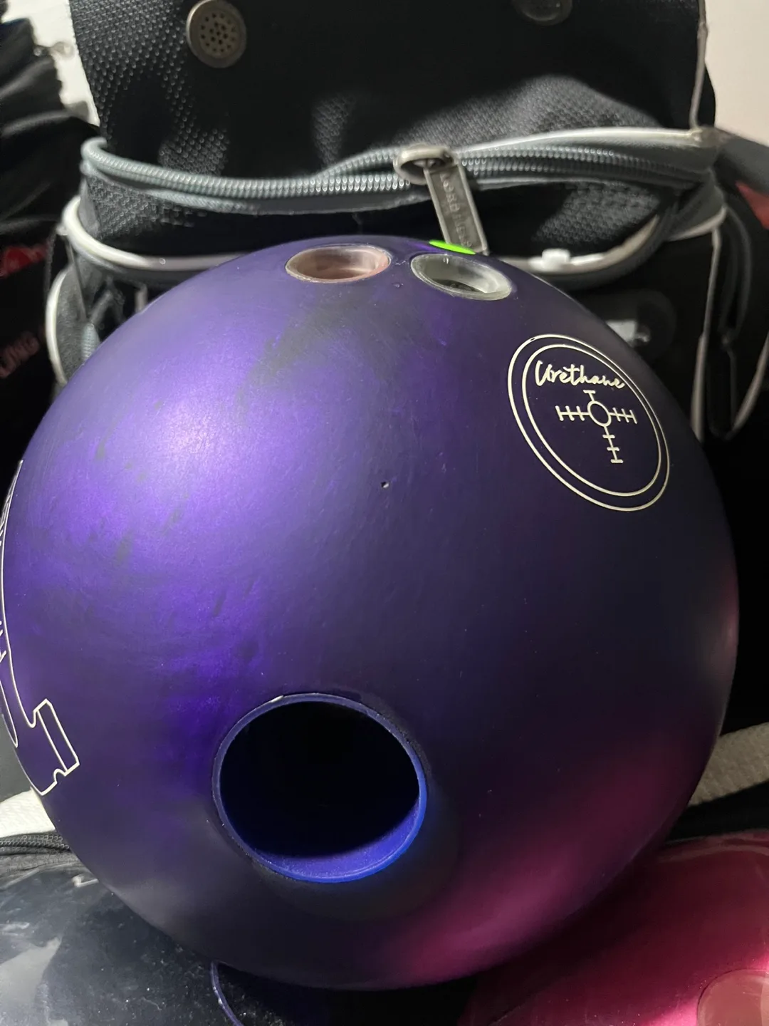 햄머퍼플펄15파운드팝니다-중고(초록핀,공인구)