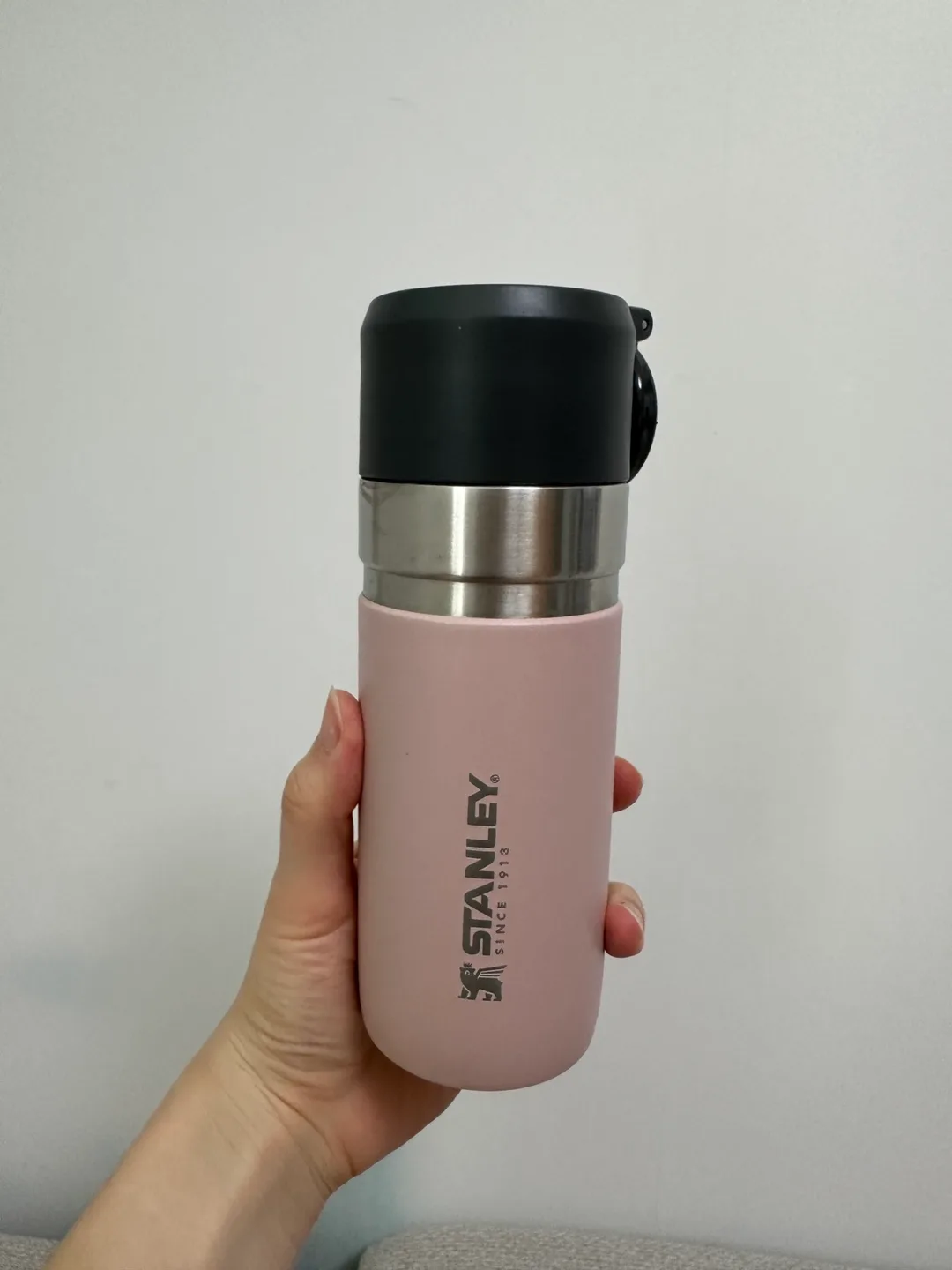 스탠리 텀블러 분홍색 370ml