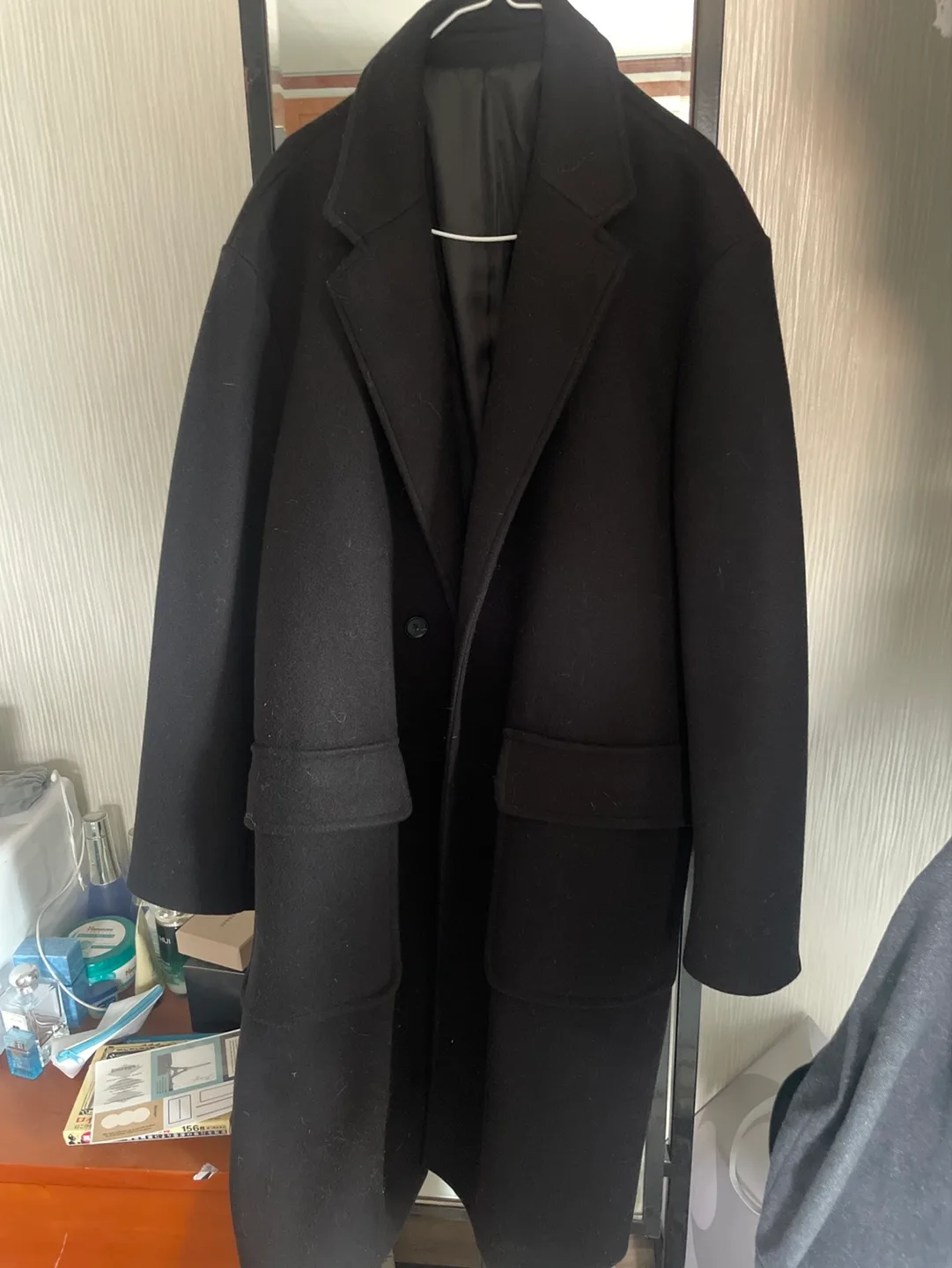 8세컨즈 울 코트 XL 판매합니다. (중고)