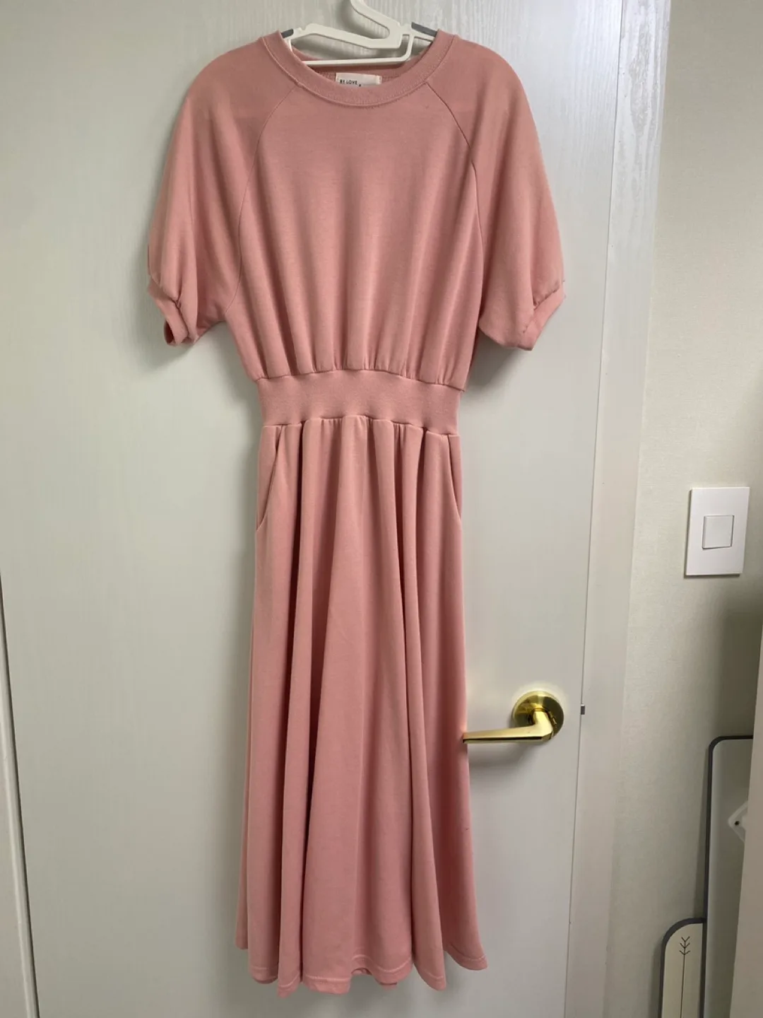 핑크 면 원피스 중고