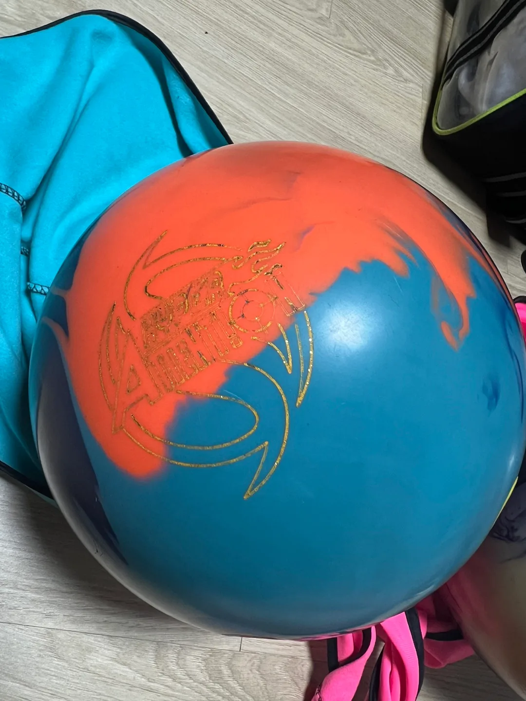 진승 로또그립 하이퍼어텐션 14파운드 중고볼