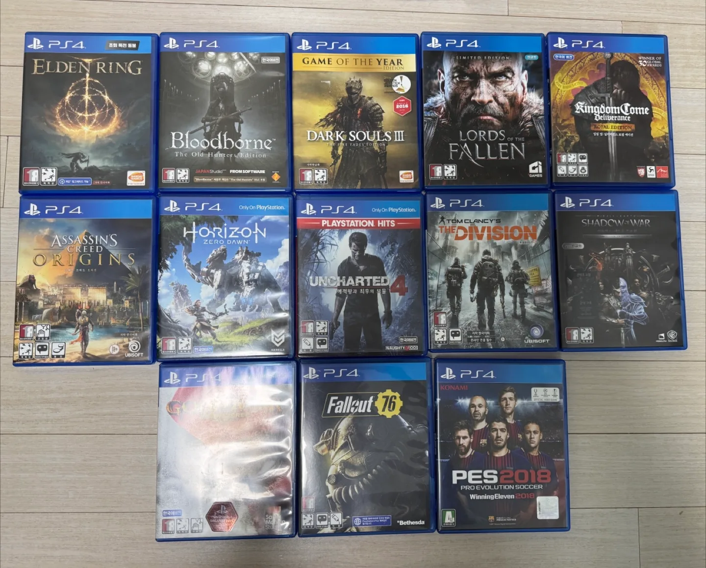 PS4 게임 중고 타이틀모음