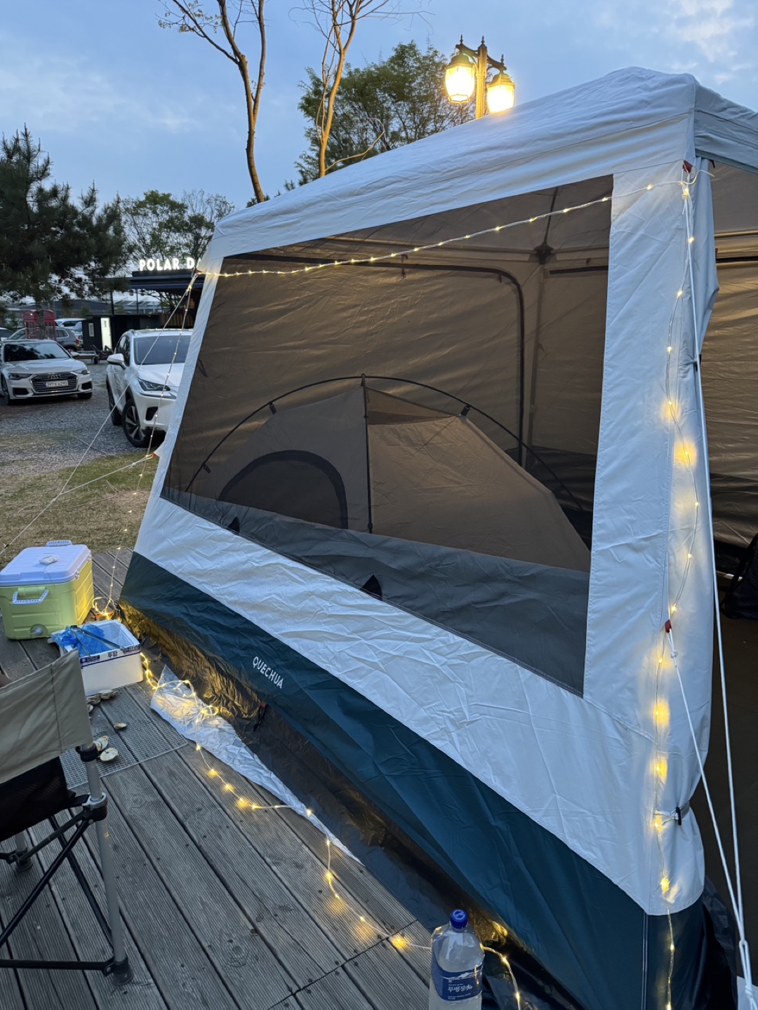 데카트론 쉘터 그늘막 텐트 10인용