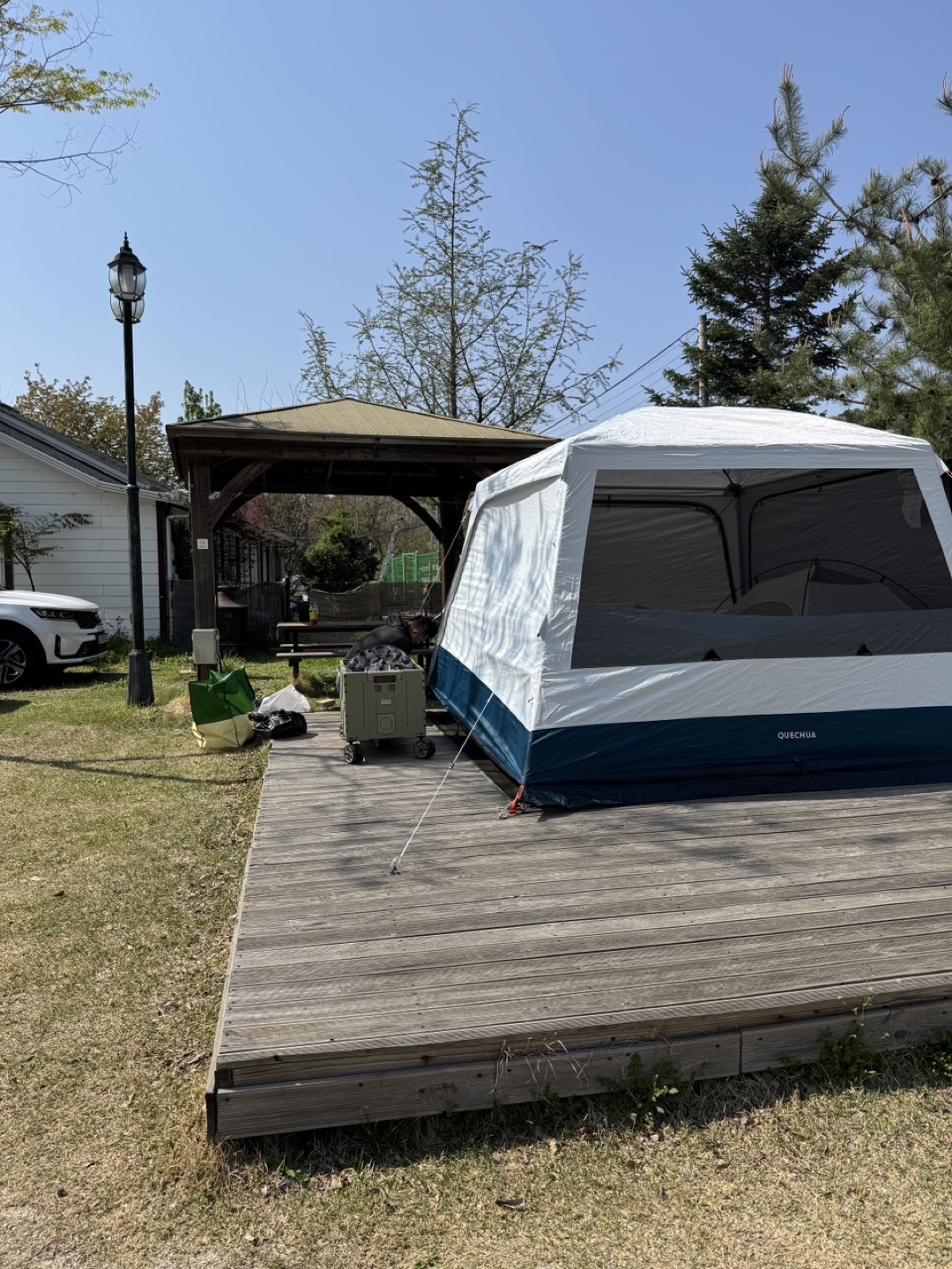 데카트론 쉘터 그늘막 텐트 10인용