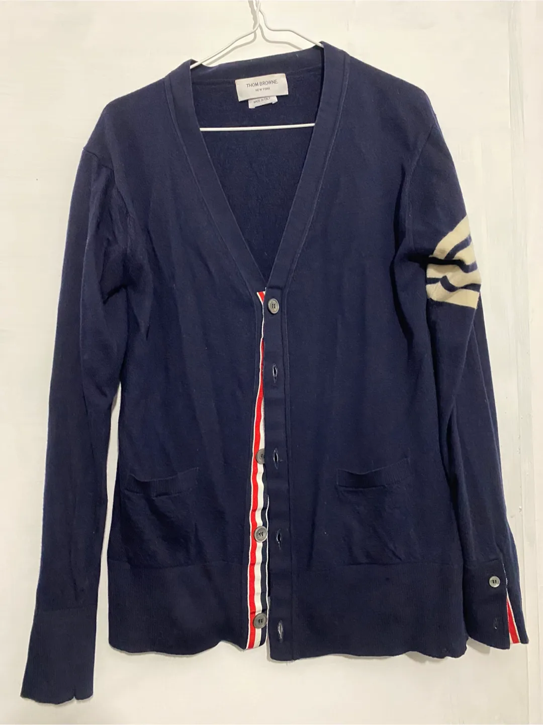 톰브라운 메니노울 가디건