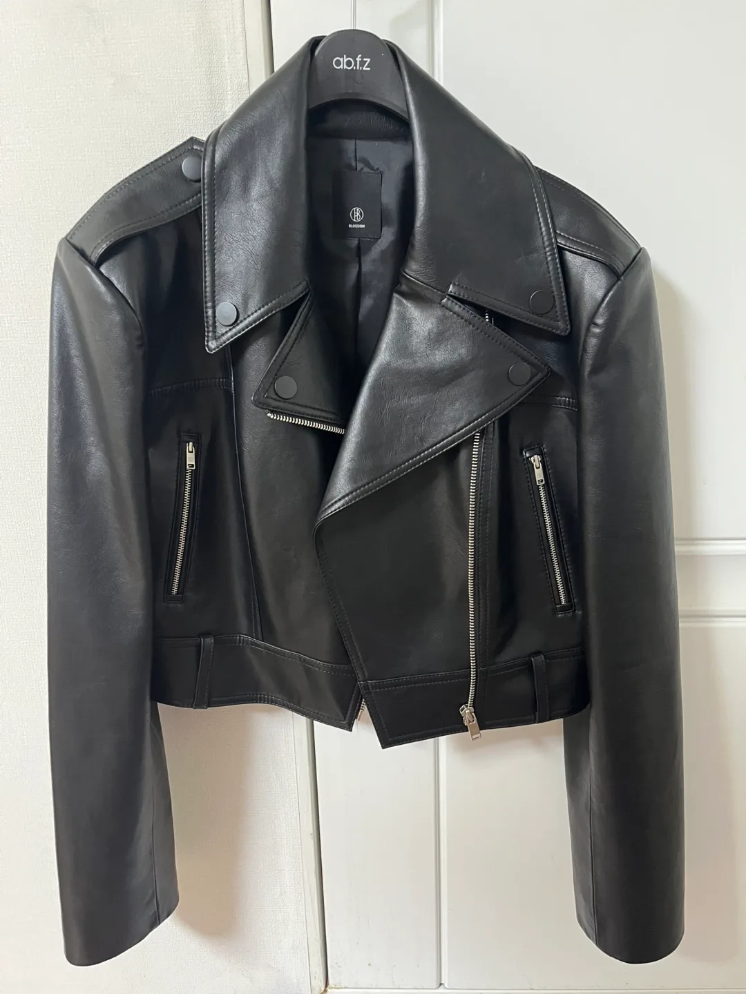 블러썸 여성 가죽자켓