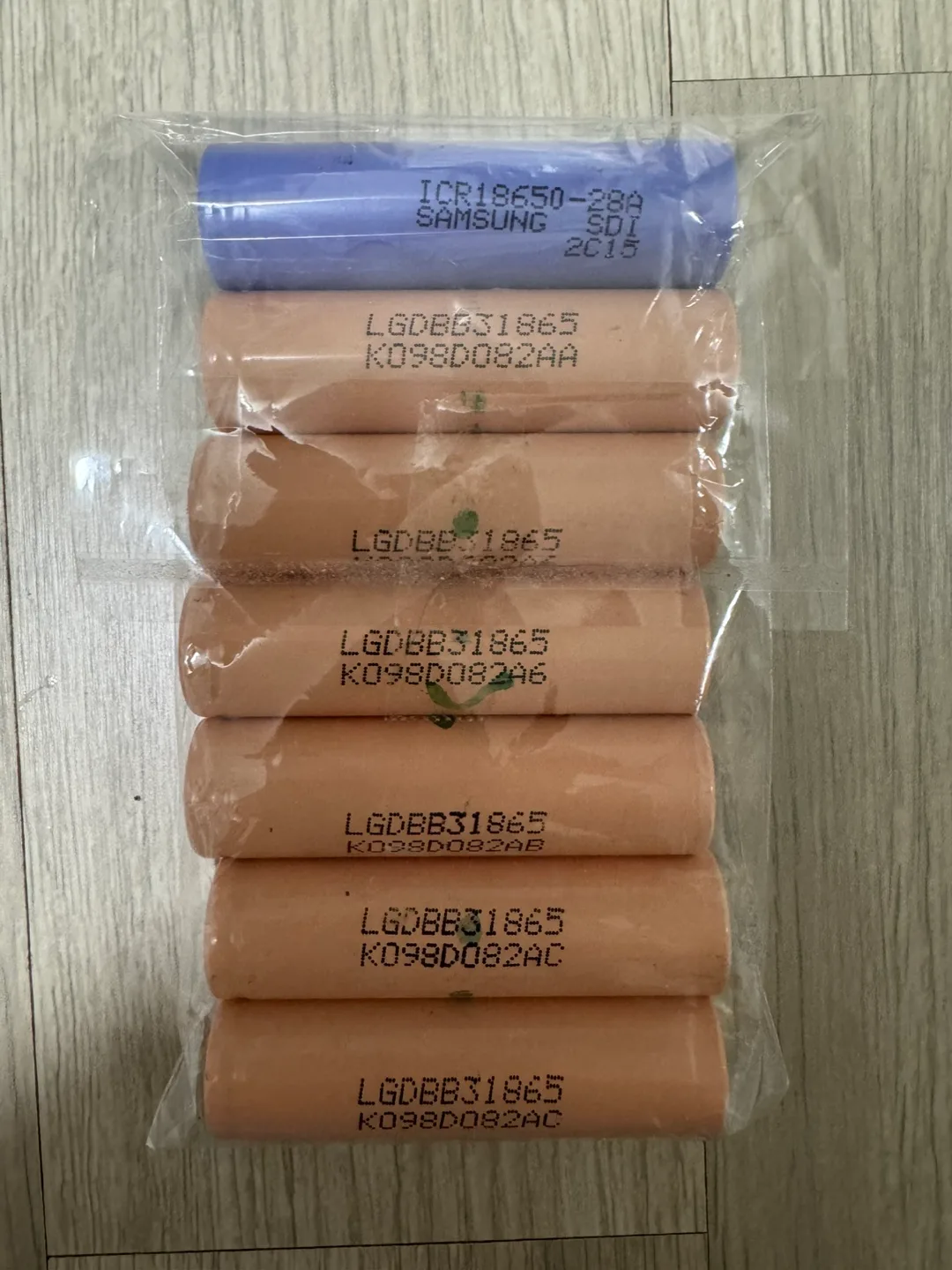 중고 18650 리튬이온 배터리 LG/삼성