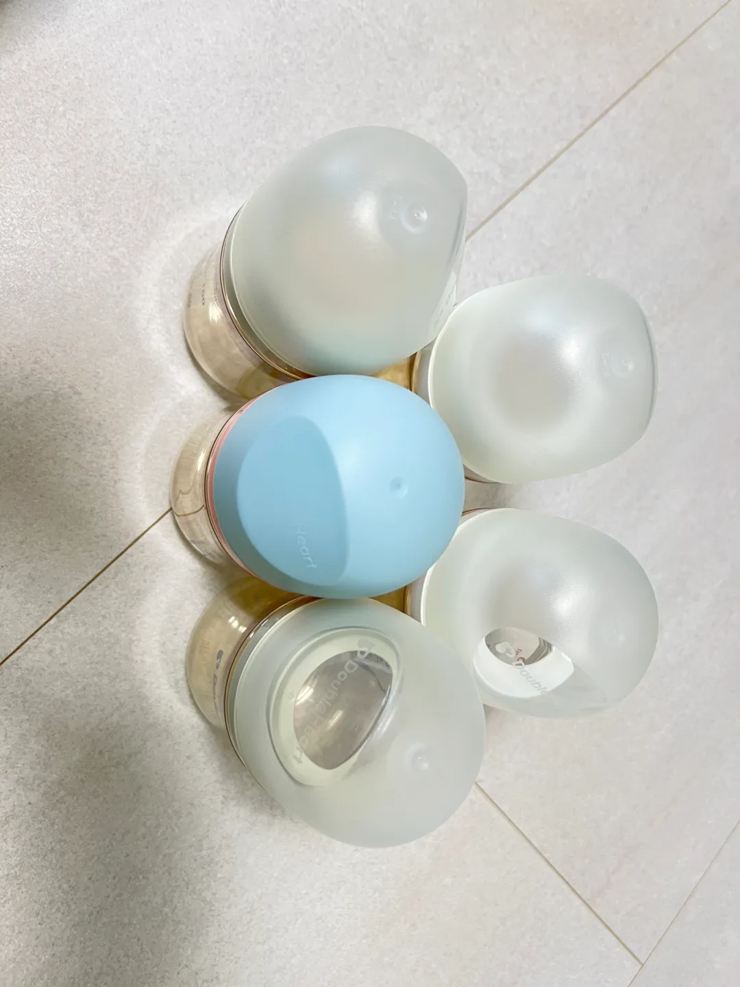 더블하트 젖병 등등