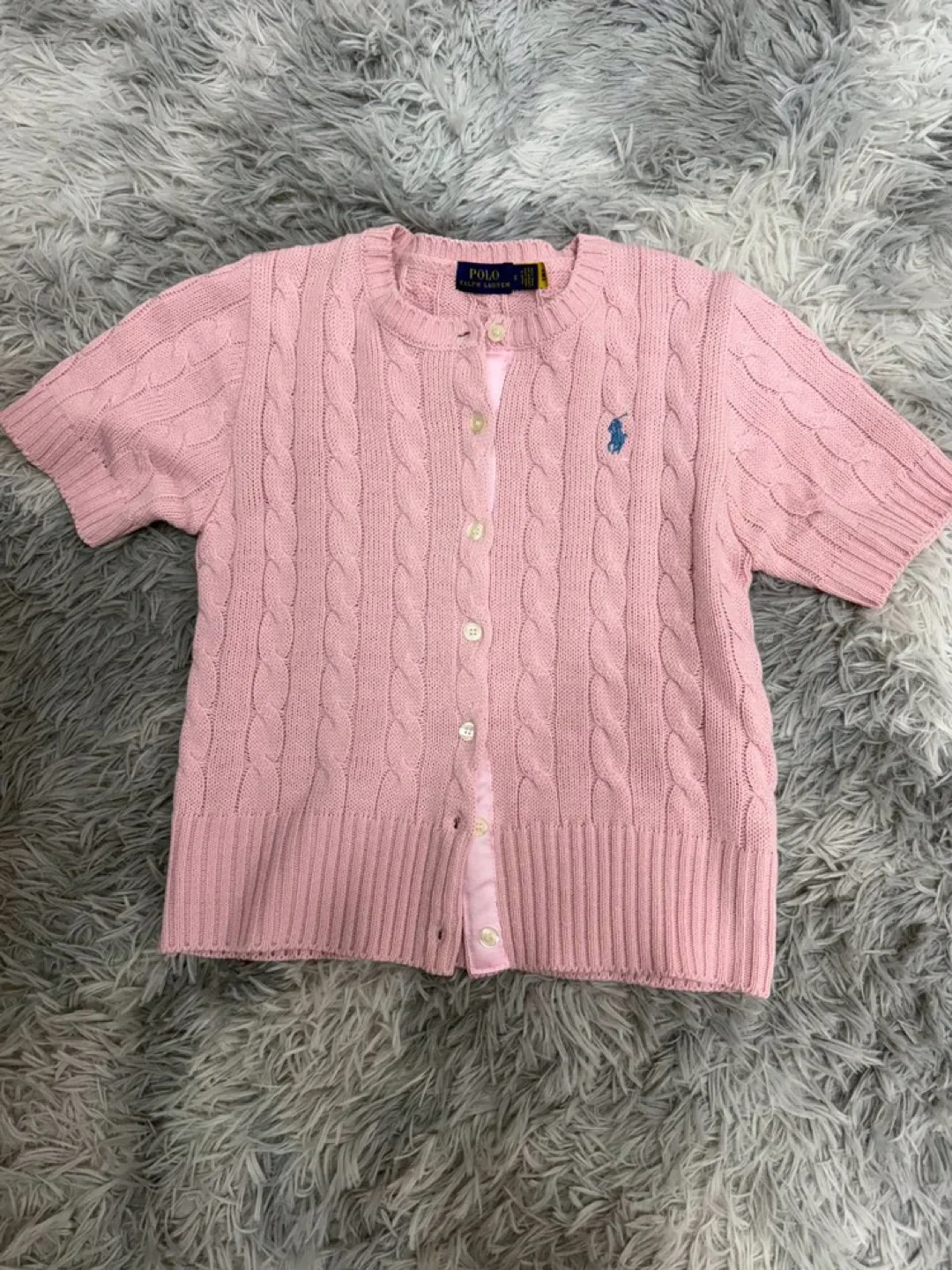 폴로랄프로렌 케이블 니트 가디건