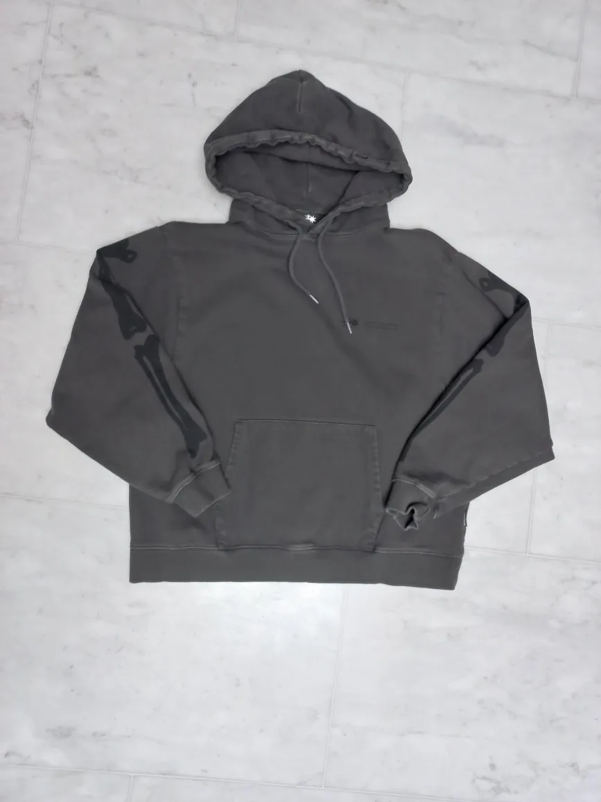 나이스고스트클럽 프린트 후드티 S