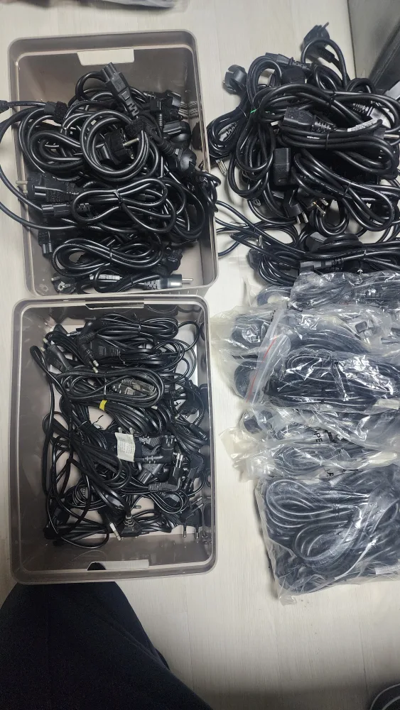 전원케이블 3종 - 신품 1000원 중고 500원