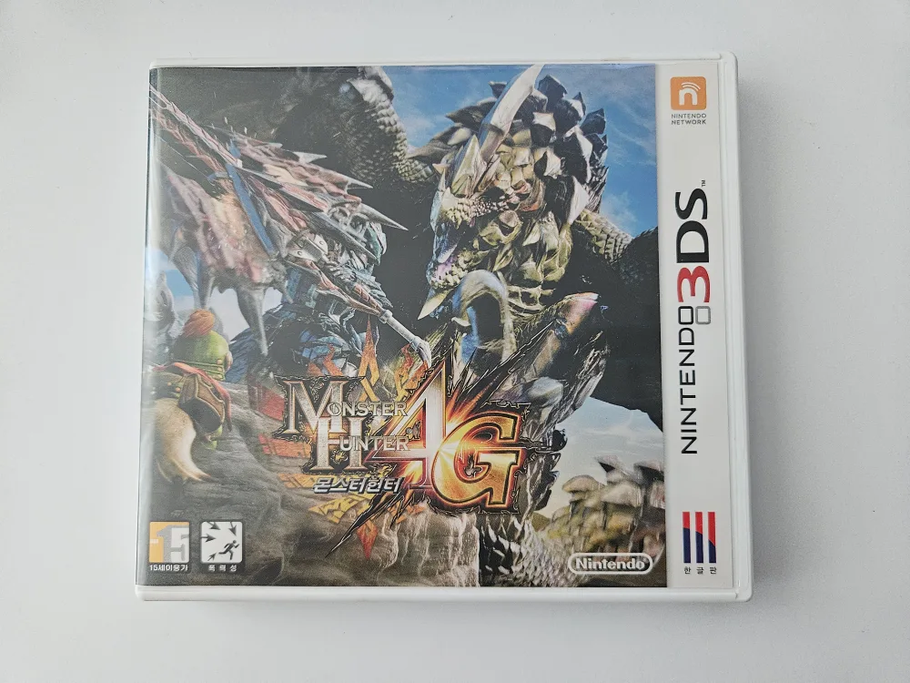 몬스터헌터4G 3DS 중고 곽팩