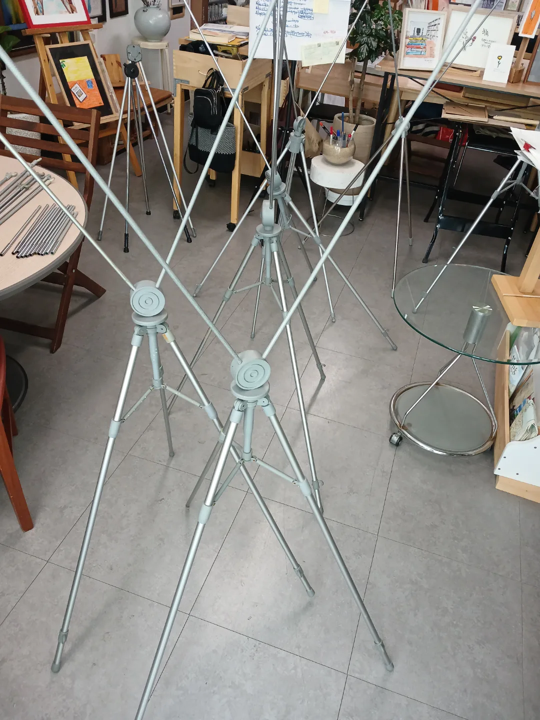 배너 거치대 8개 (모두  중고)  무료나눔