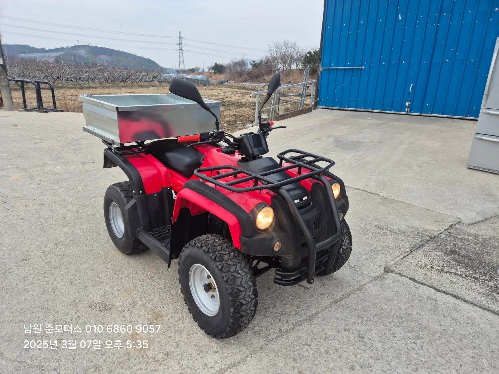 4륜 사륜오토바이 atv 국산 대림 올코트125 화물 농운기 팜트럭