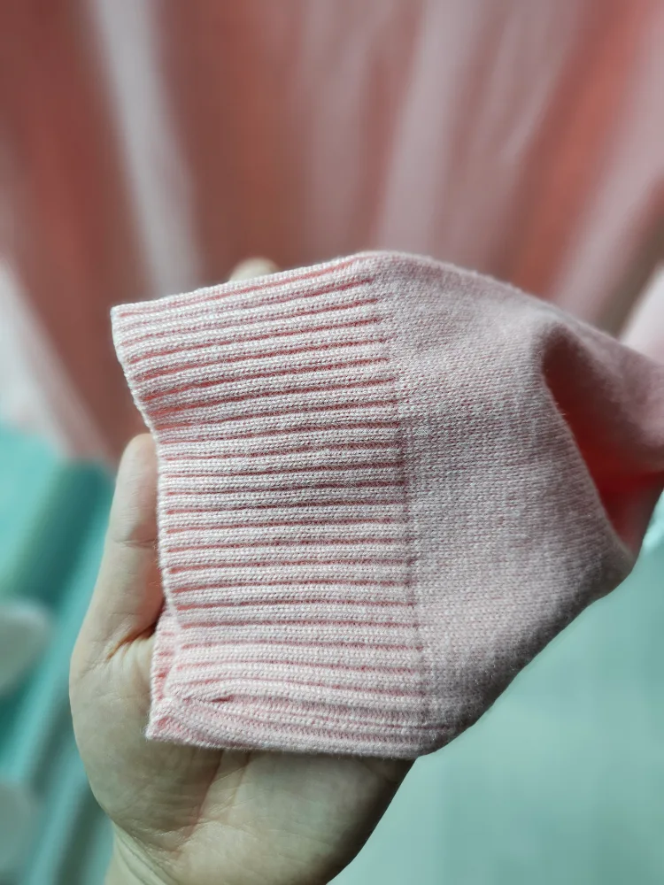 나인 분홍 니트 원피스 FREE