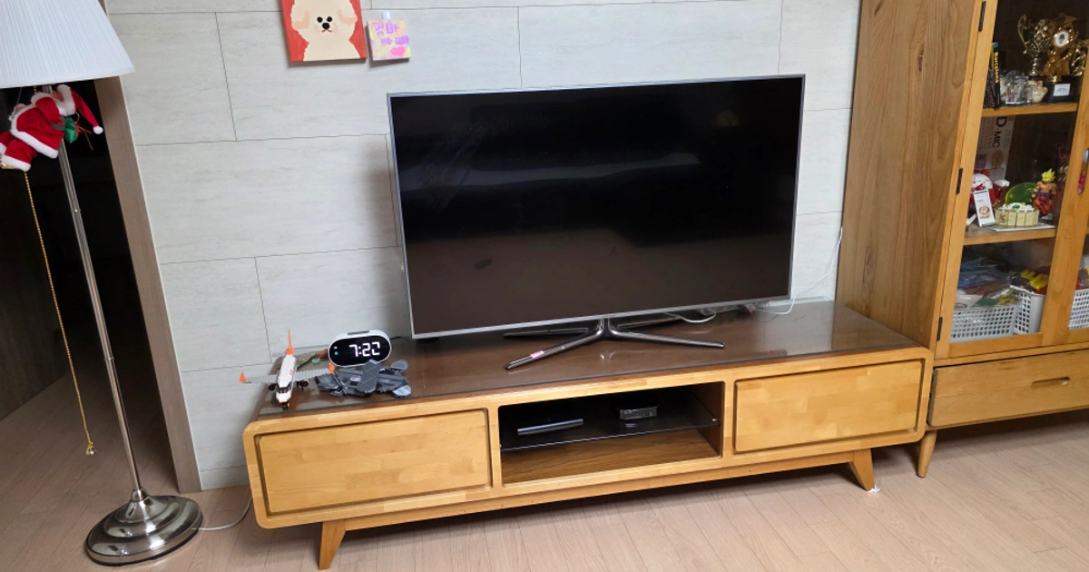 원목 TV 거실장 (티비다이) | 가구/인테리어 | 당근 중고거래