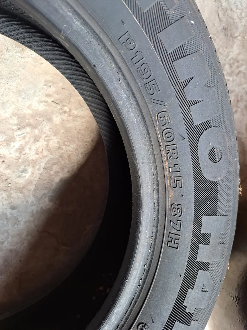 중고 타이어 195/60R15 4짝