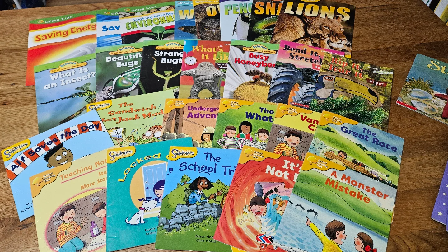 옥스포드 리딩트리, 스콜라스틱리더..유초등 영어책