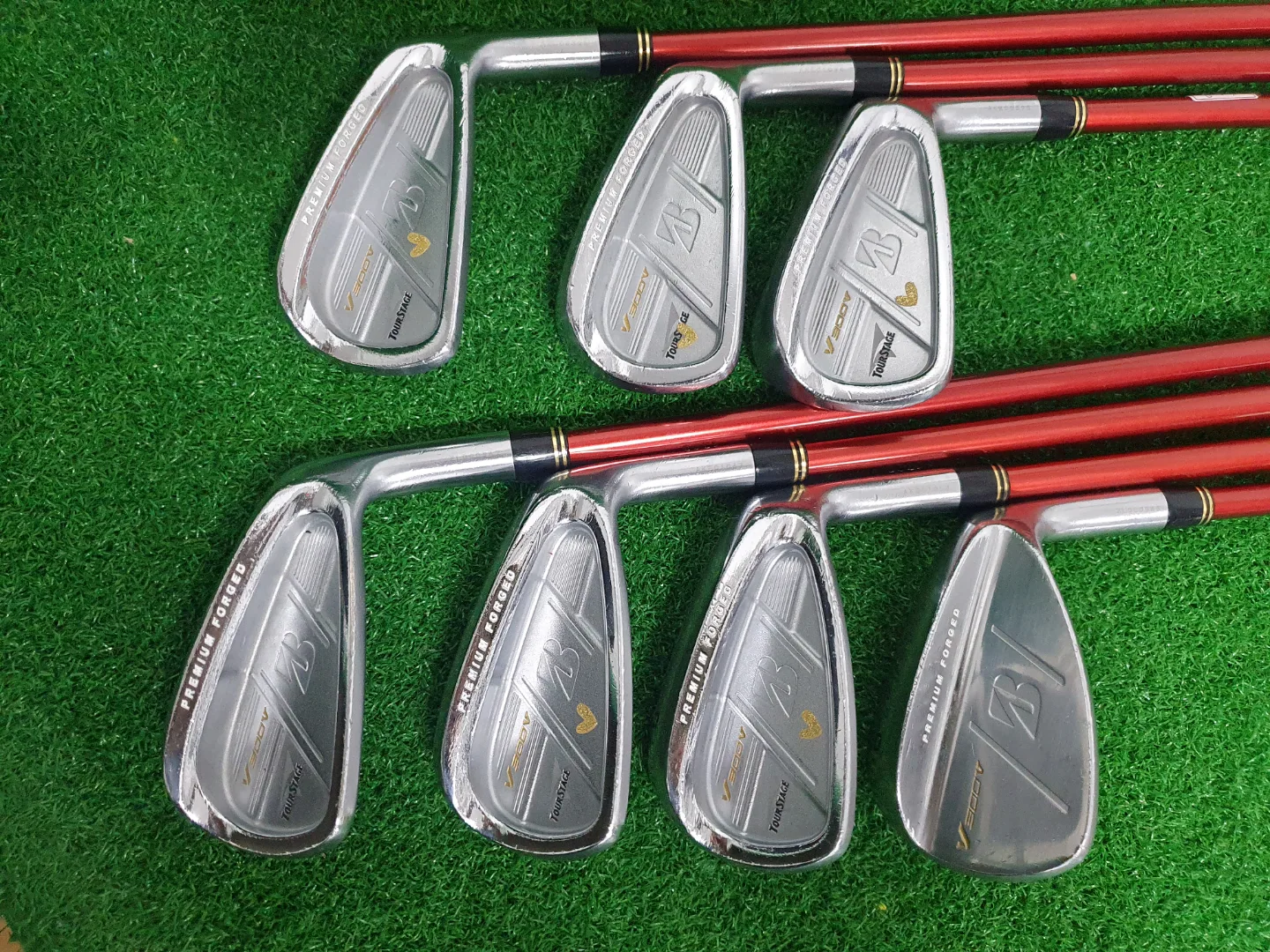 투어스테이지 v300 5 카본 7개 중고 아이언세트