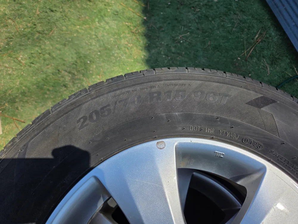 중고타이어휠포함2개 재당근